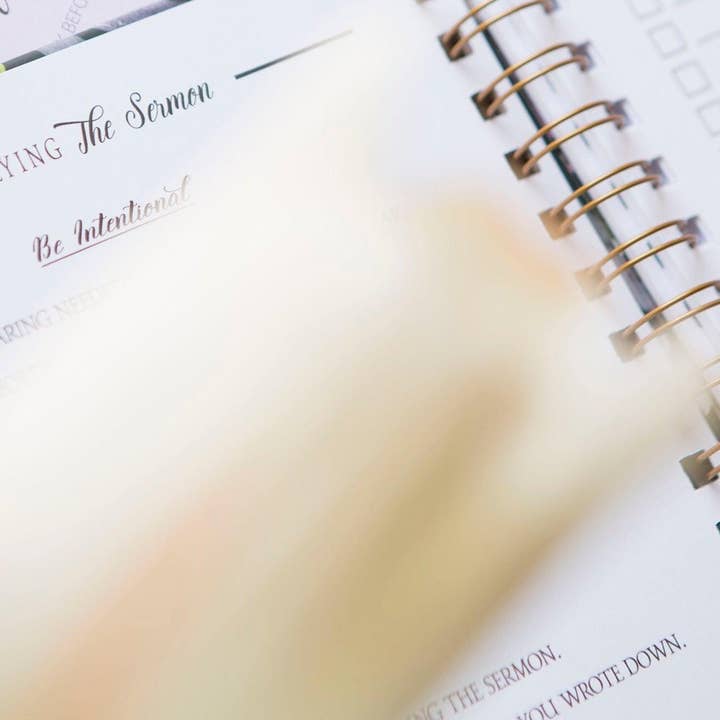 Chosen & Cherished - Wholesale Journal/Diary - Sermon Notes Journals | Church Notes Journal for Women2