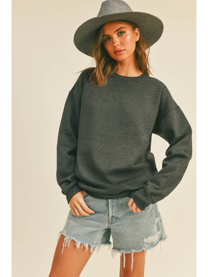 Honestee - Wholesale Sweatshirt - Women's - Blank Long Sleeve Sweatshirt