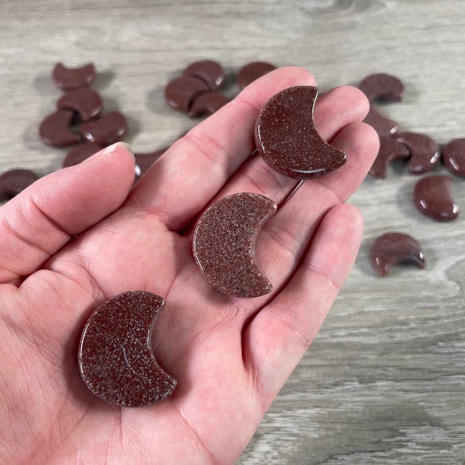 Keystone Crystals - Wholesale Spiritual Stone/Crystal - Crescent Moon Crystal Carvings – Assorted Gemstones & Styles1