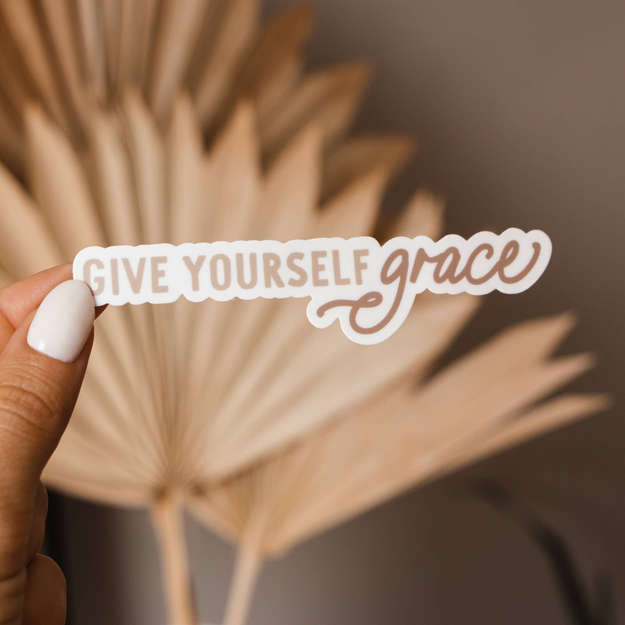 The Anastasia Co – wholesale Sticker – Give Yourself Grace Sticker1