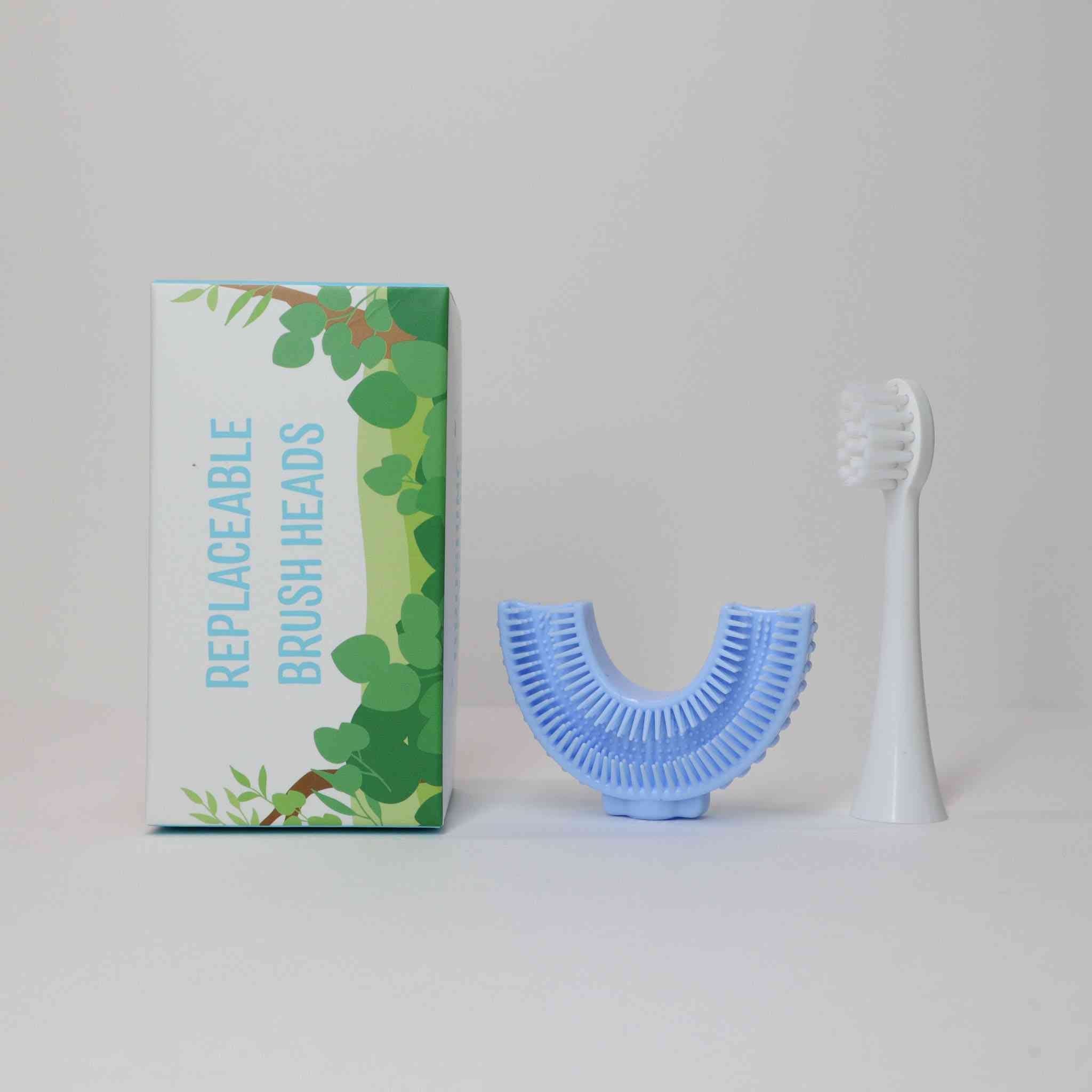LITTLEGNASHIES - Wholesale Toothbrush - Replacement Silicon ToothBrush Heads Blue Koala-Kevin