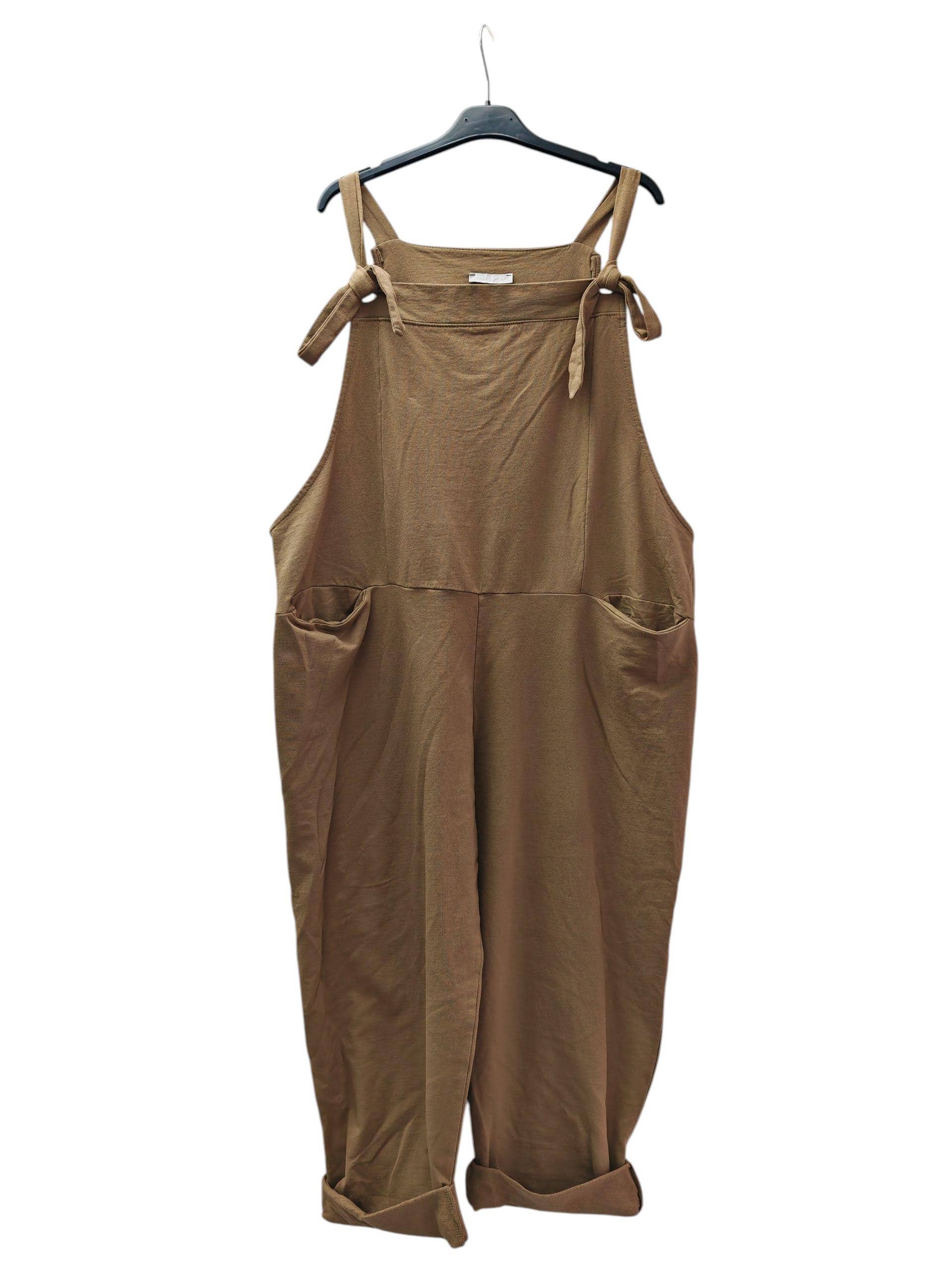 Superbia - Vente Salopette – femme - Salopette en jersey doux italien en coton uni taille unique10