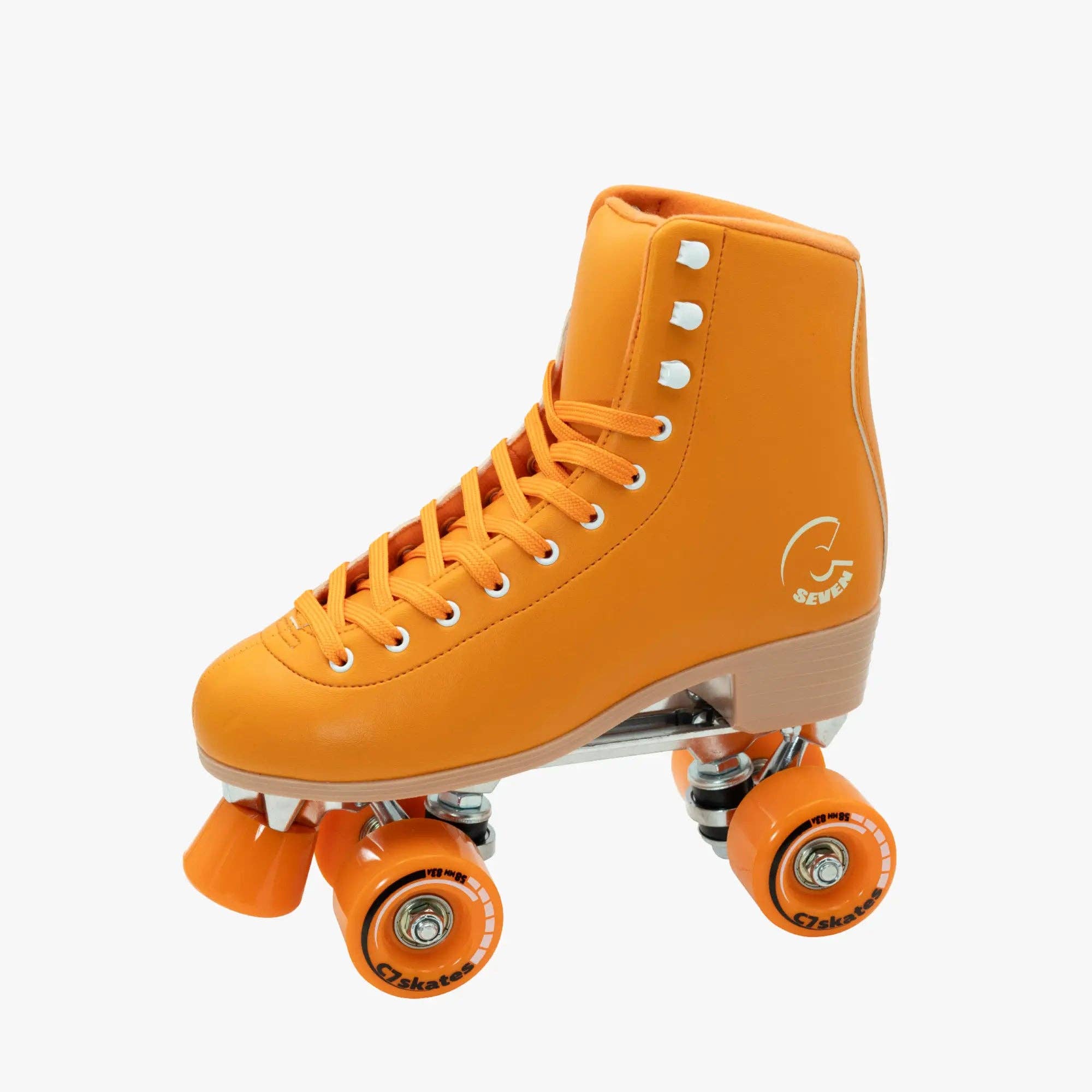 C7skates - Wholesale Roller Skates - Women's - Carrot Orange Quad Skates0