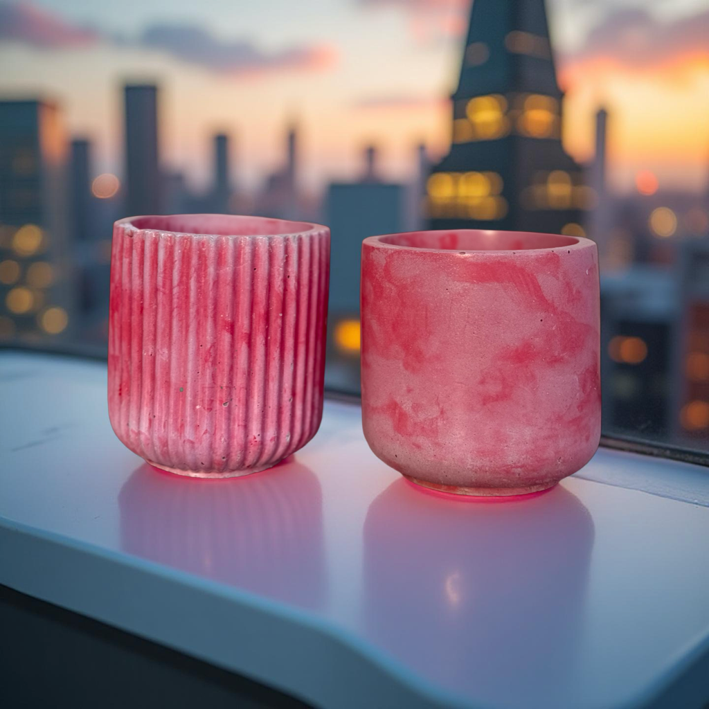 Colourfuljoy Designs - Wholesale Jar/Filled Candle - Candle empty jars/ Cement vessels/ Empty candle container 9