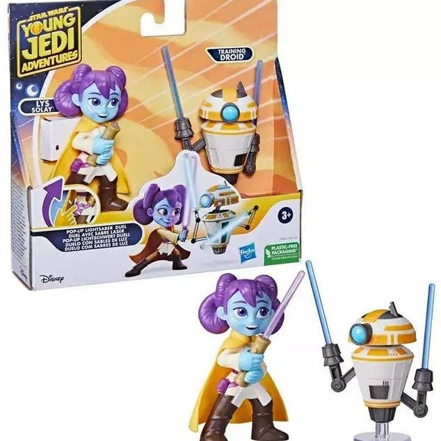 Hasbro Pop-Up Duell mit Lichtschwert, Figuren Lys Solay und Dr. für den Großhandel von KIDDY-MOOV