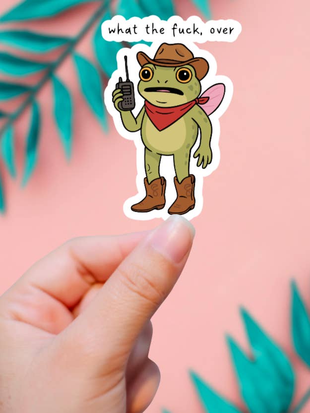What The F*ck, Over Sticker for wholesale by EnchantingSunshine