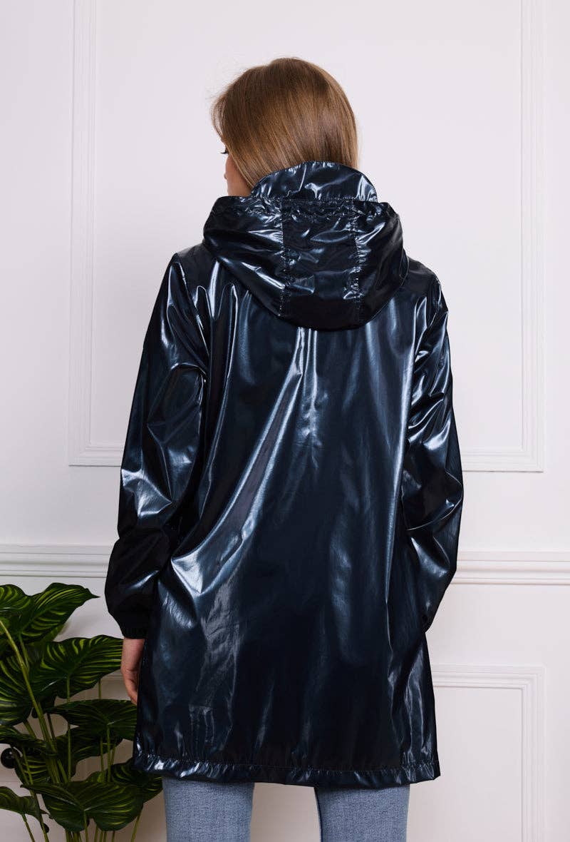 SOFTY - Vente Veste – femme - Blouson à capuche imperméable effet irisé S560223