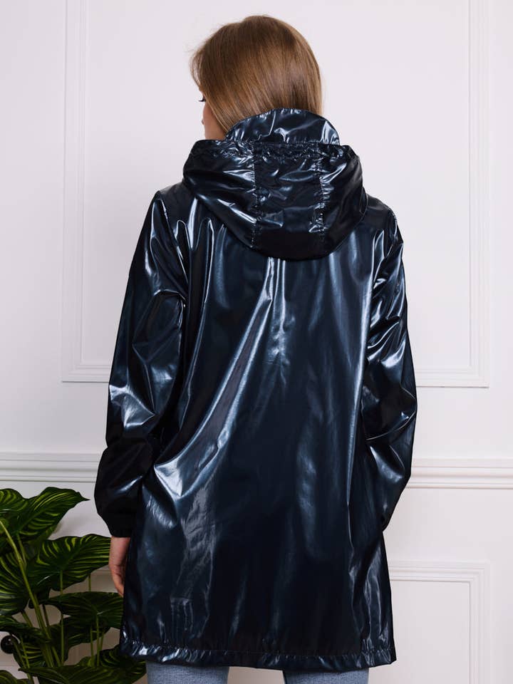 SOFTY - Vente Veste – femme - Blouson à capuche imperméable effet irisé S560223