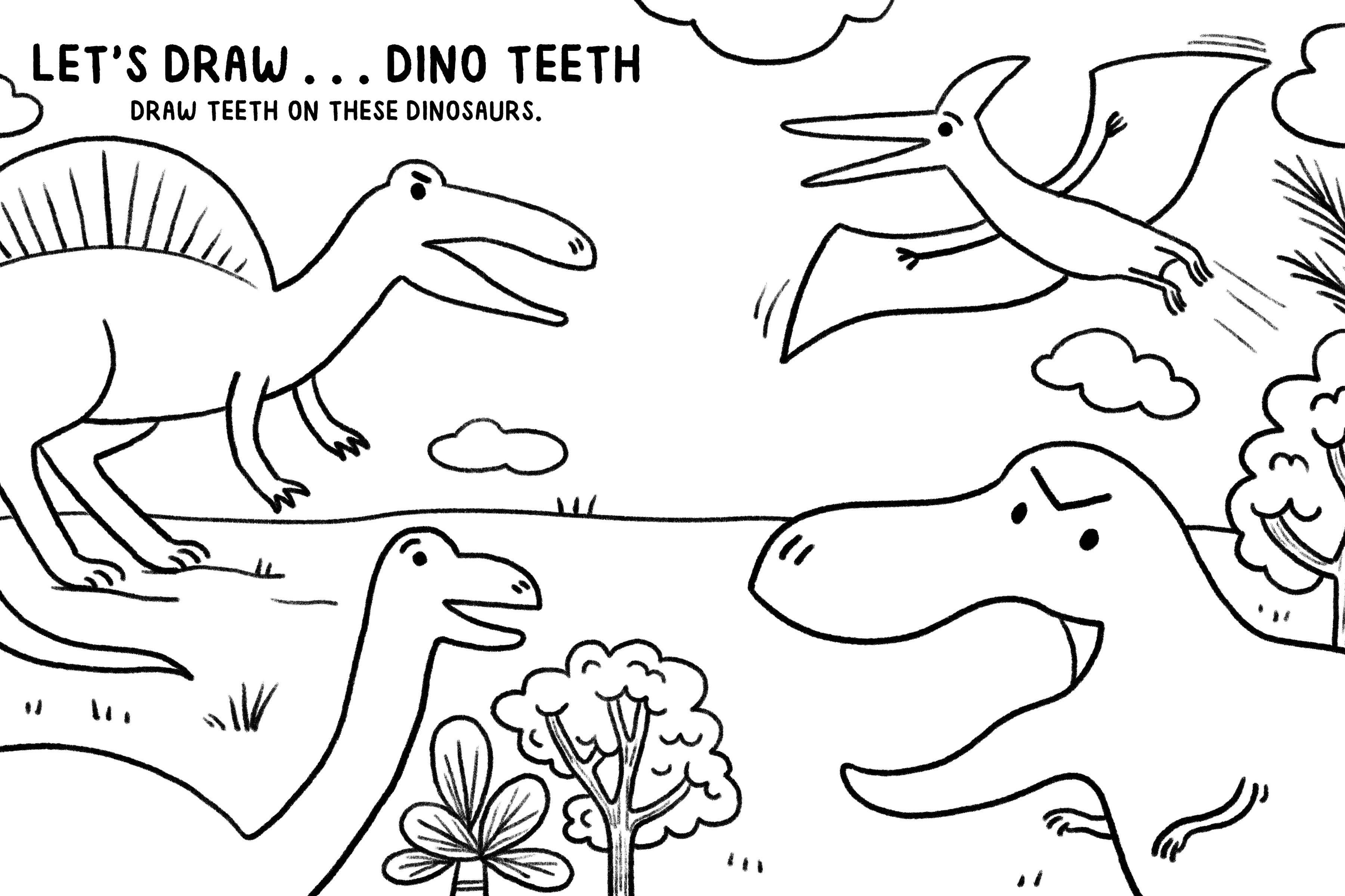 Bushel & Peck Books - Wholesale Colouring and activity book – kids and baby - Mini Doodles: Let's Draw Dinosaurs7