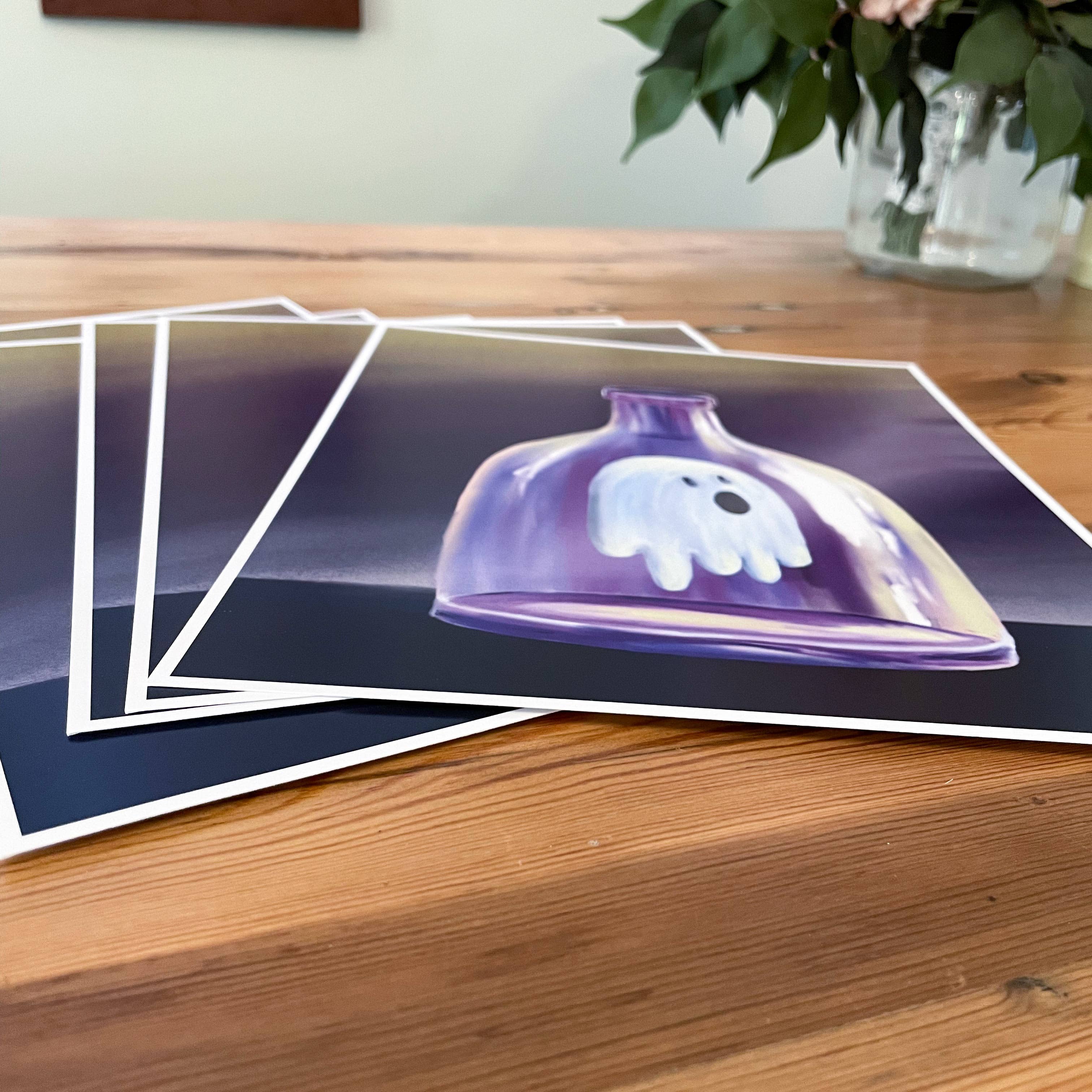 Jess Buckholtz Art - Wholesale Art Print - Trapped Little Ghost2