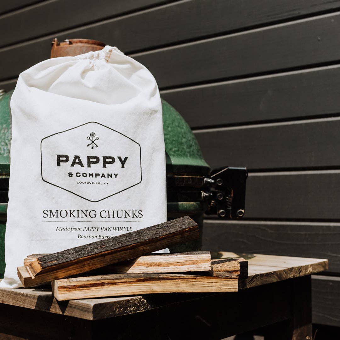 Pappy & Company - Wholesale Outdoor Grill Tools - Bourbon Barrel Stave Smoking Chunks2