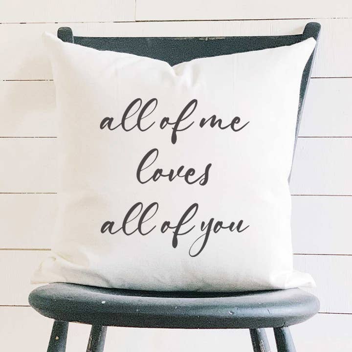 All of You - Square Canvas Pillow for wholesale by Indigo Tangerine