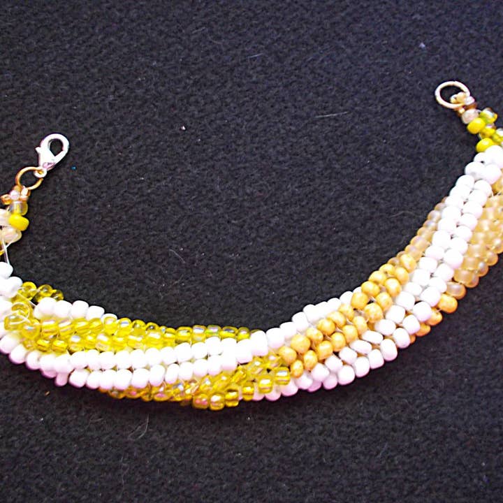 Amy's Handmade Gifts - Vente Bracelet de perles - Bracelet à chevrons tubulaires