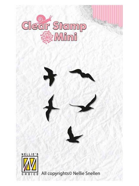 Nellie's Choice - Clear Stamp Birds for wholesale by Ecstasy Crafts Distributing