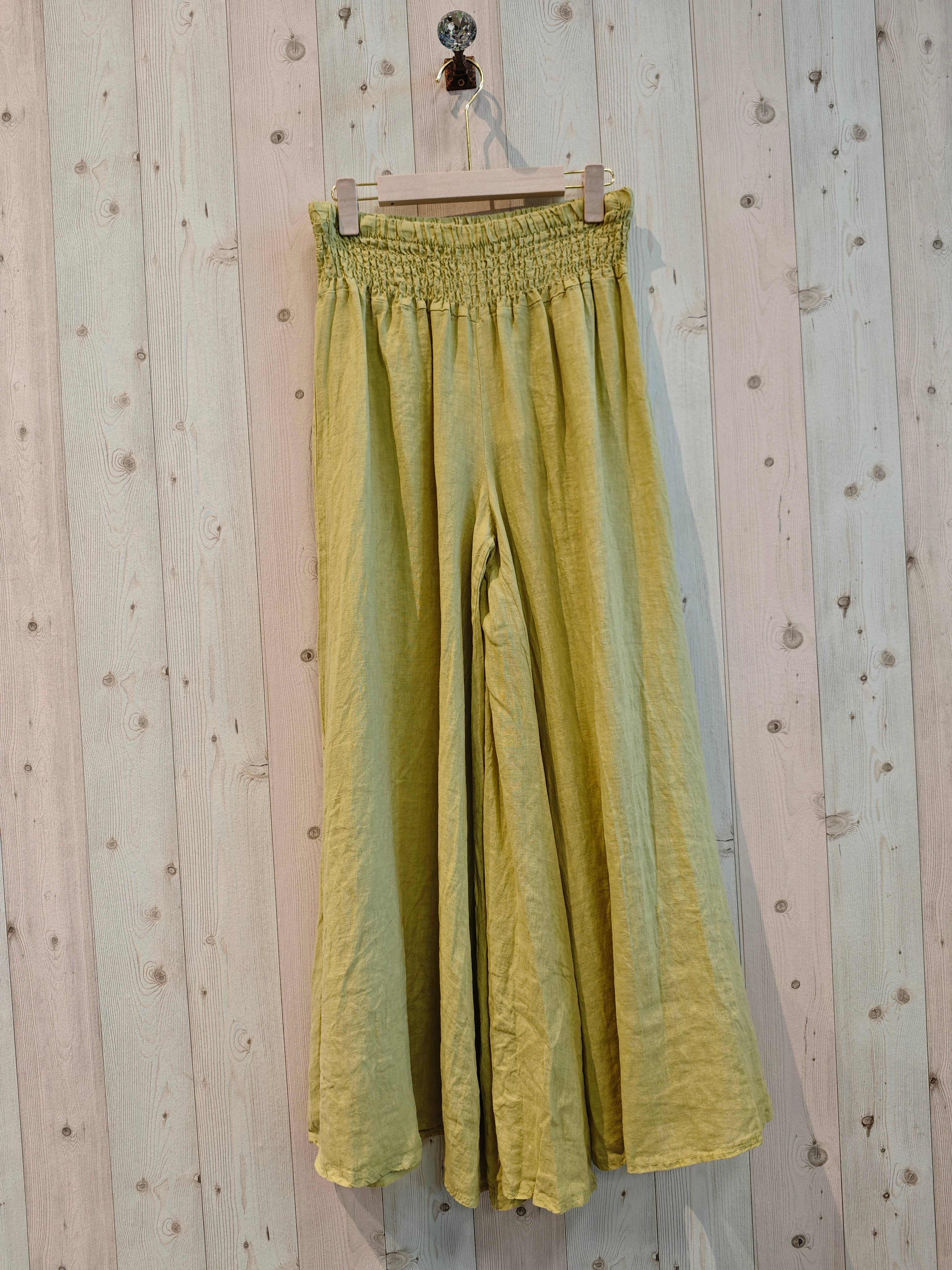 Linen & More – wholesale Pants – Women's – REF 30201 WIDE LEG LINEN PANTS 100%6