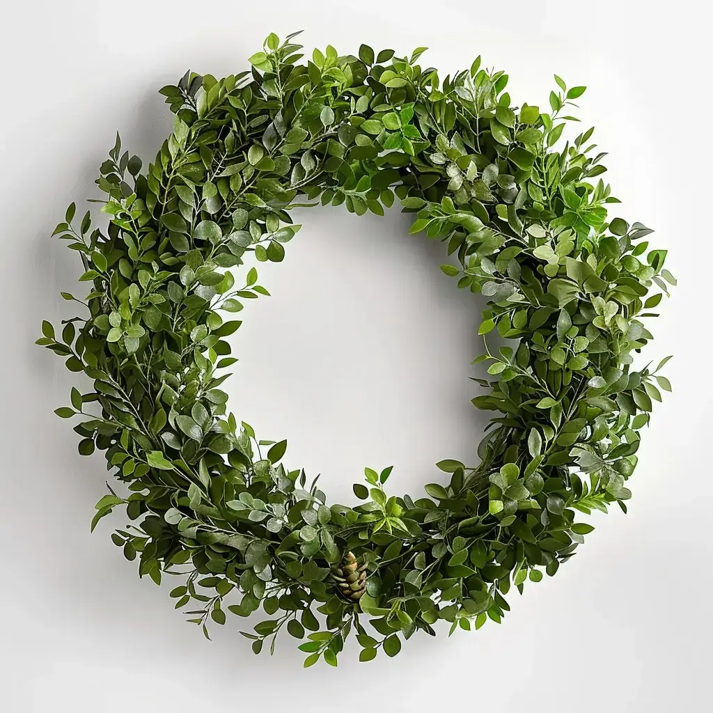 Self-Care Shower - Wholesale Wreath - Boxwood Wreath Real Fresh Live Leaves1