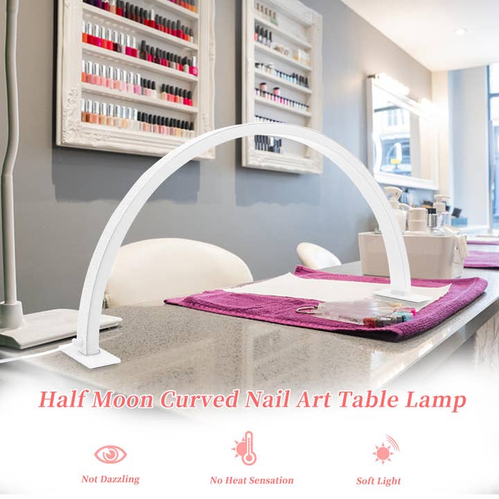 WHITE DIAMOND Half Moon Light Nail Lamp for Lash Eyelash Extension, Tattoo for wholesale on Faire19