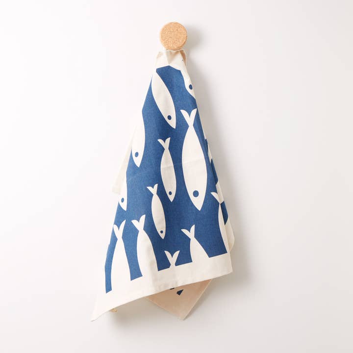 LIGA - Wholesale Tea Towel - Organic Tea Towel - Fish | Sustainable Kitchenware & Gifts1