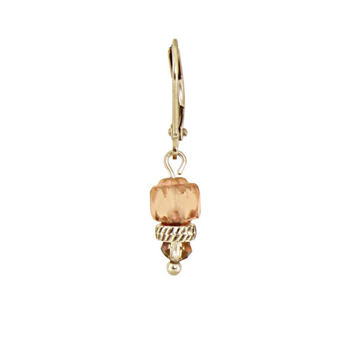 Baked Beads - Wholesale Dangle Earrings - Stacked Cathedral Bead Earring