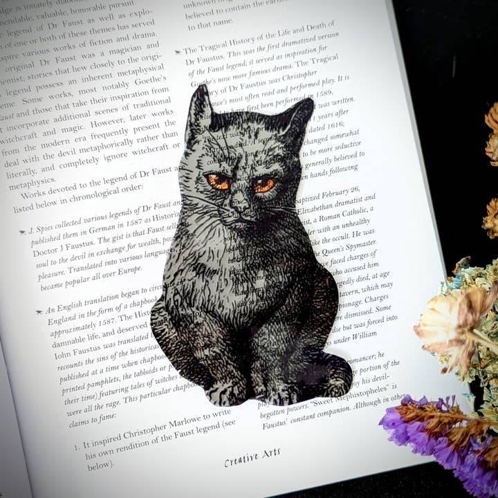 Ryd bogmærke - Grumpy Cat Goth Gothic Horror for engroshandel hos Dark Veinlet