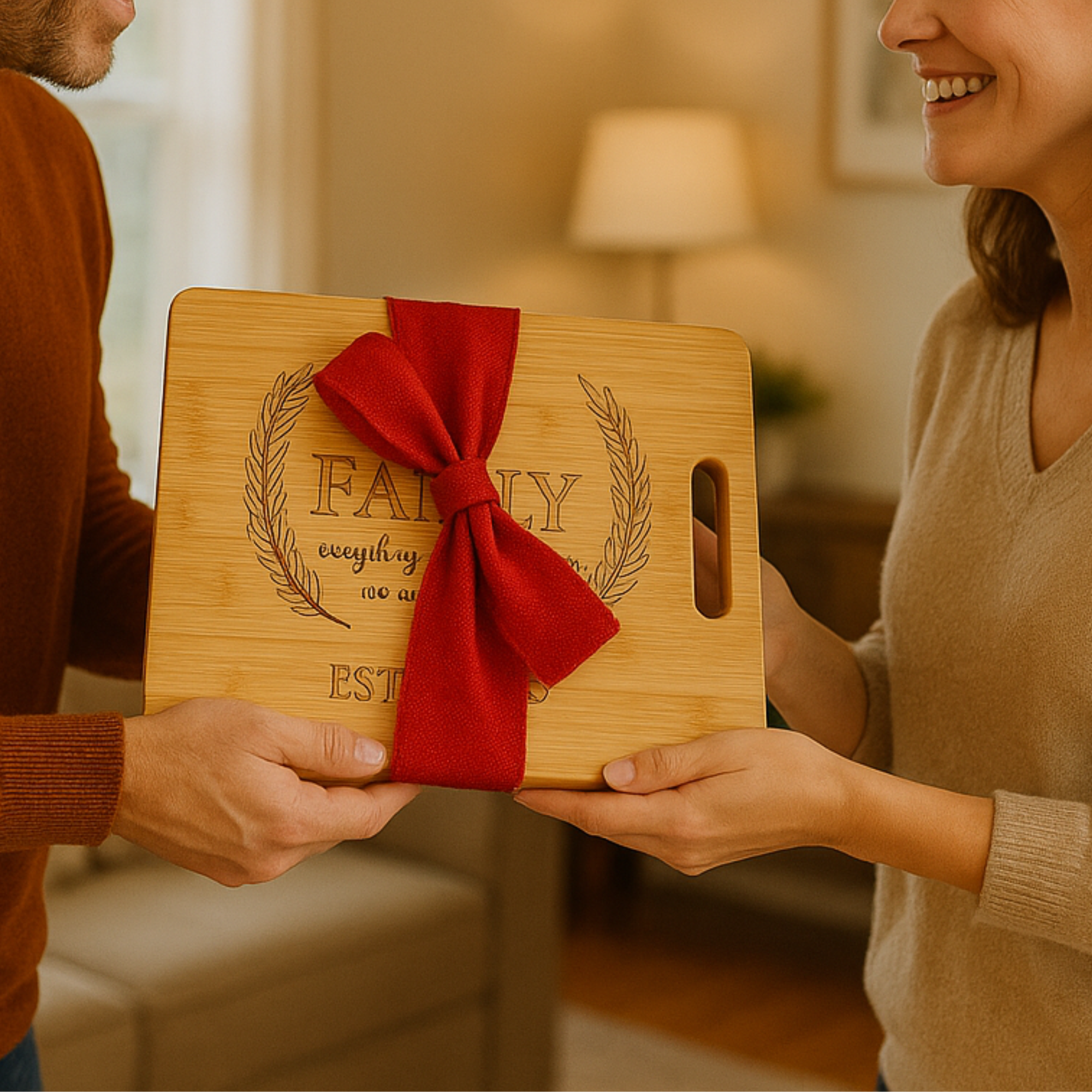 INVISION - Wholesale Cutting Board - 10pc 15x11" Thick Bamboo Boards – Bulk for Custom Gifts6