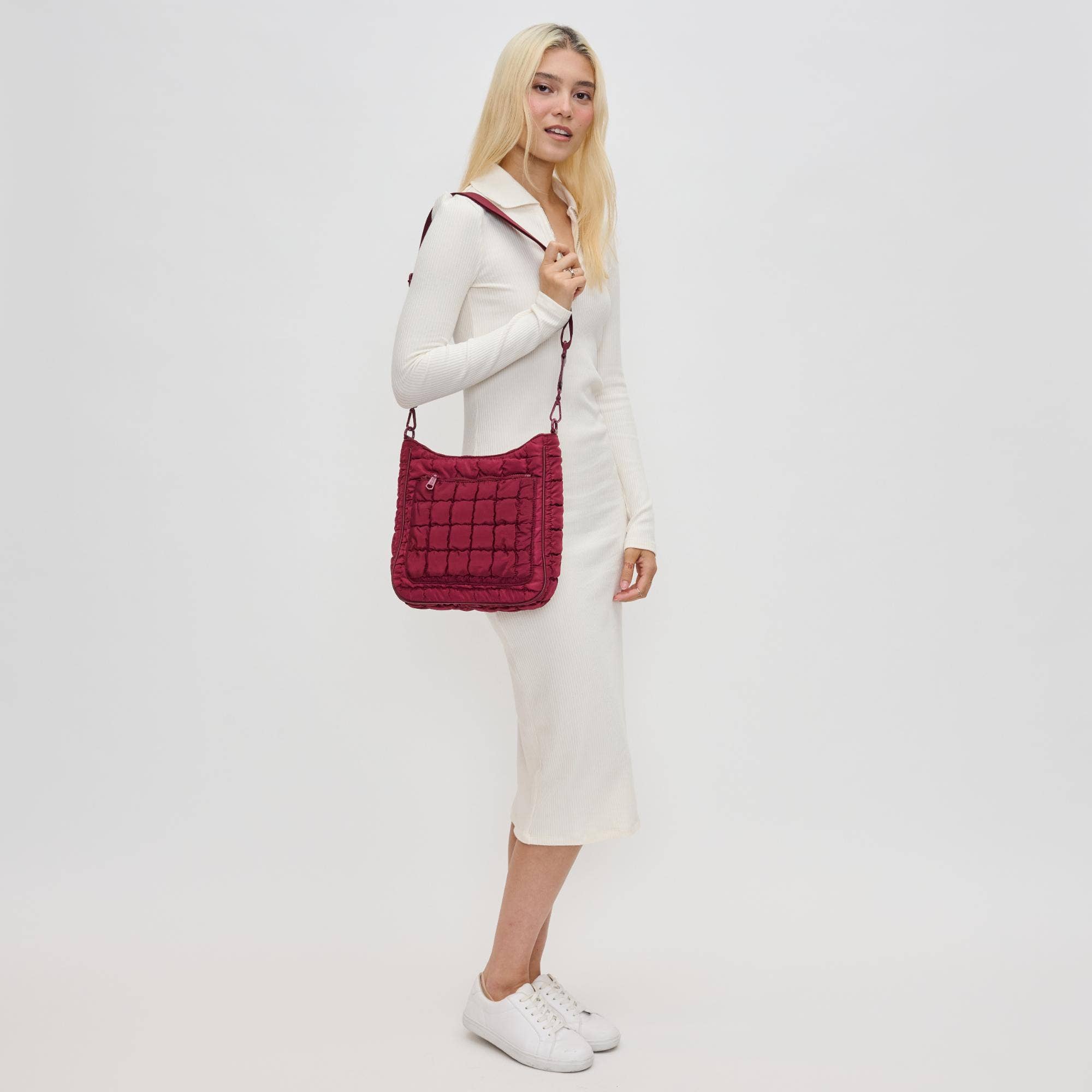 Sol and Selene - Wholesale Crossbody Bag - Women's - Aura - Quilted Nylon Puffer Crossbody9