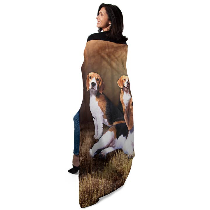 Artopia - Wholesale Throw Blanket - Beagle 50" x 60" Fleece Blanket3