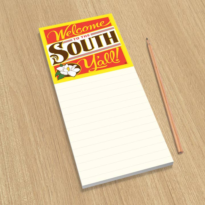 Tourist Courts - Wholesale Notepad - Welcome To The South List Pad