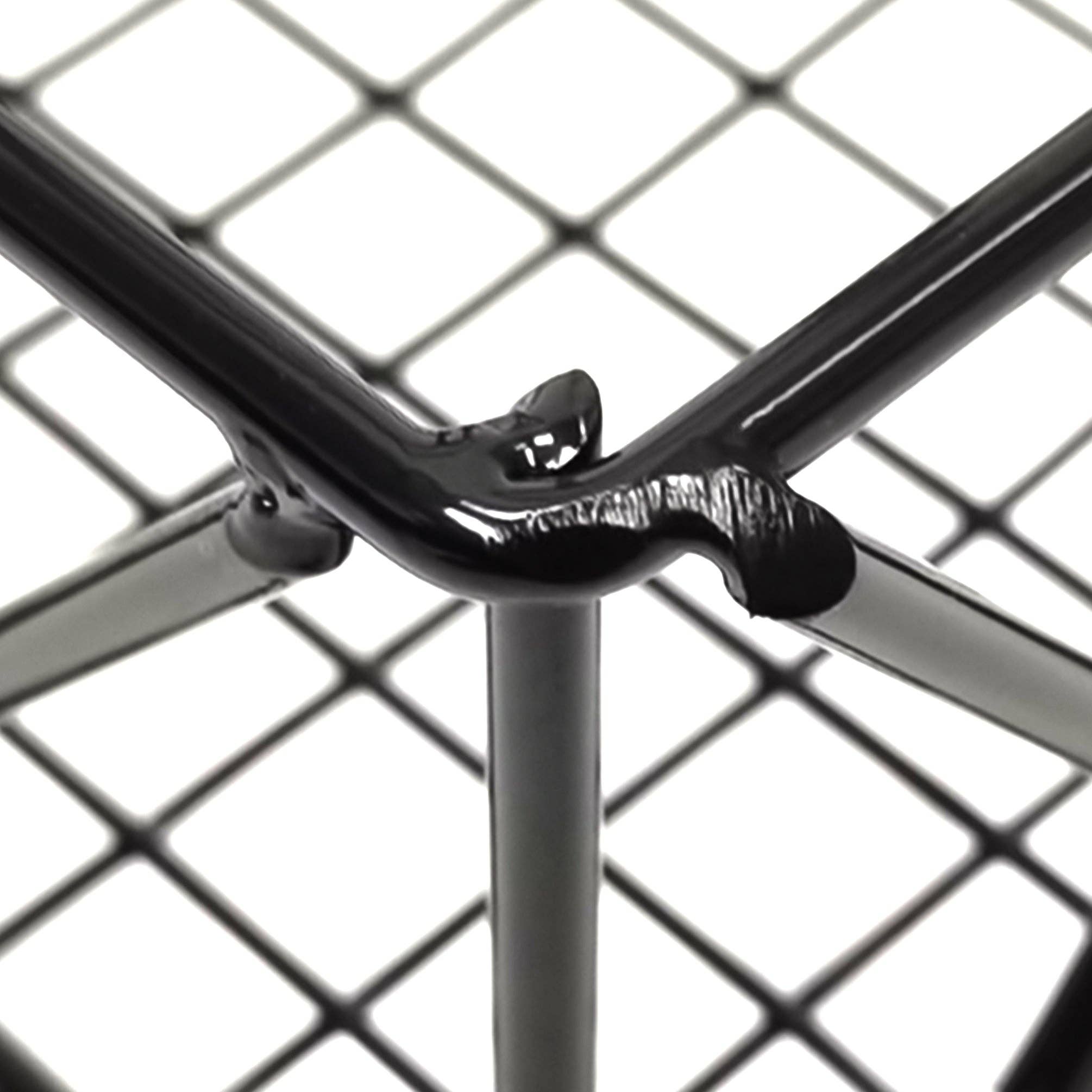 FIXTUREDISPLAYS - Wholesale Sausjes/dipschaal - 8X8X7" Draad Condiment Caddy Tafelblad Zout Peper Ketchup Fles Organizer 196949