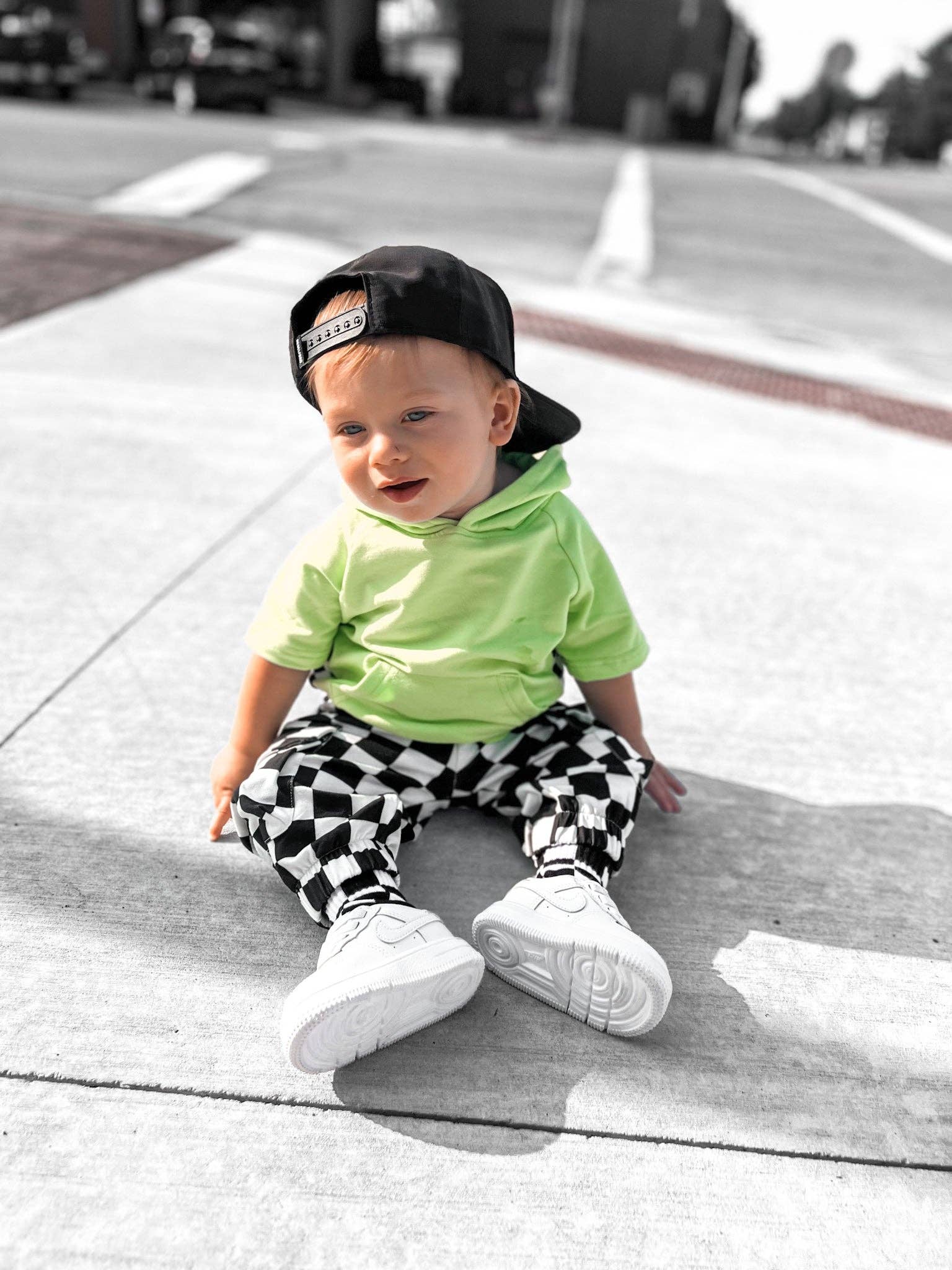 Smiley Daze - Wholesale Pants - Kids - SD CHECKERED • CARGO SWEATPANTS 2.08