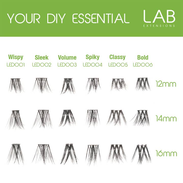 EBIN NEW YORK - Wholesale False/Fake Eyelashes - LAB Extensions DIY Lashes3