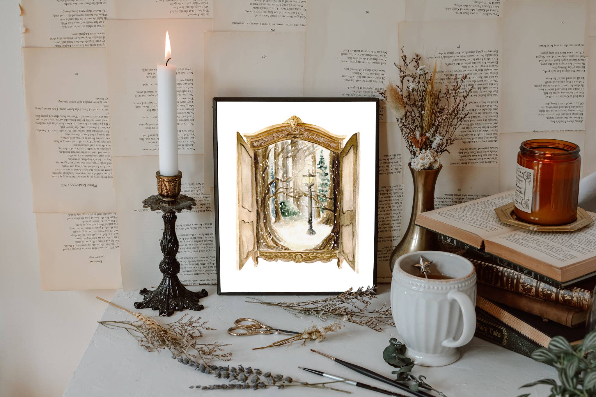 Fox and Wild - Vente Affiche d'art - Imprimé magique pour garde-robe3