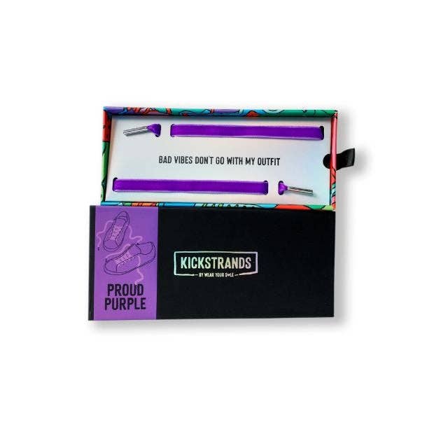 Wear Your Sole - Wholesale Shoelaces - Unisex - Velvet KickStrands - Proud Purple2