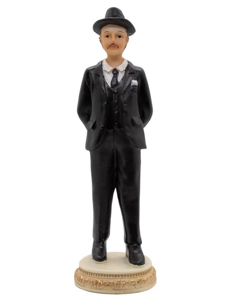 Statue de Saint Gregorio Hernandez noire 20 cm pour la vente par Village Gift Importers