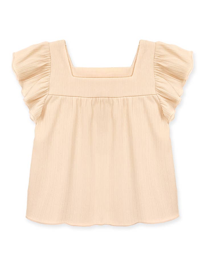 BB-TKT-Q24-319T-G2 Top de Moda para Niños Pequeños con Escote Cuadrado para venta al por mayor de BonnieBianca