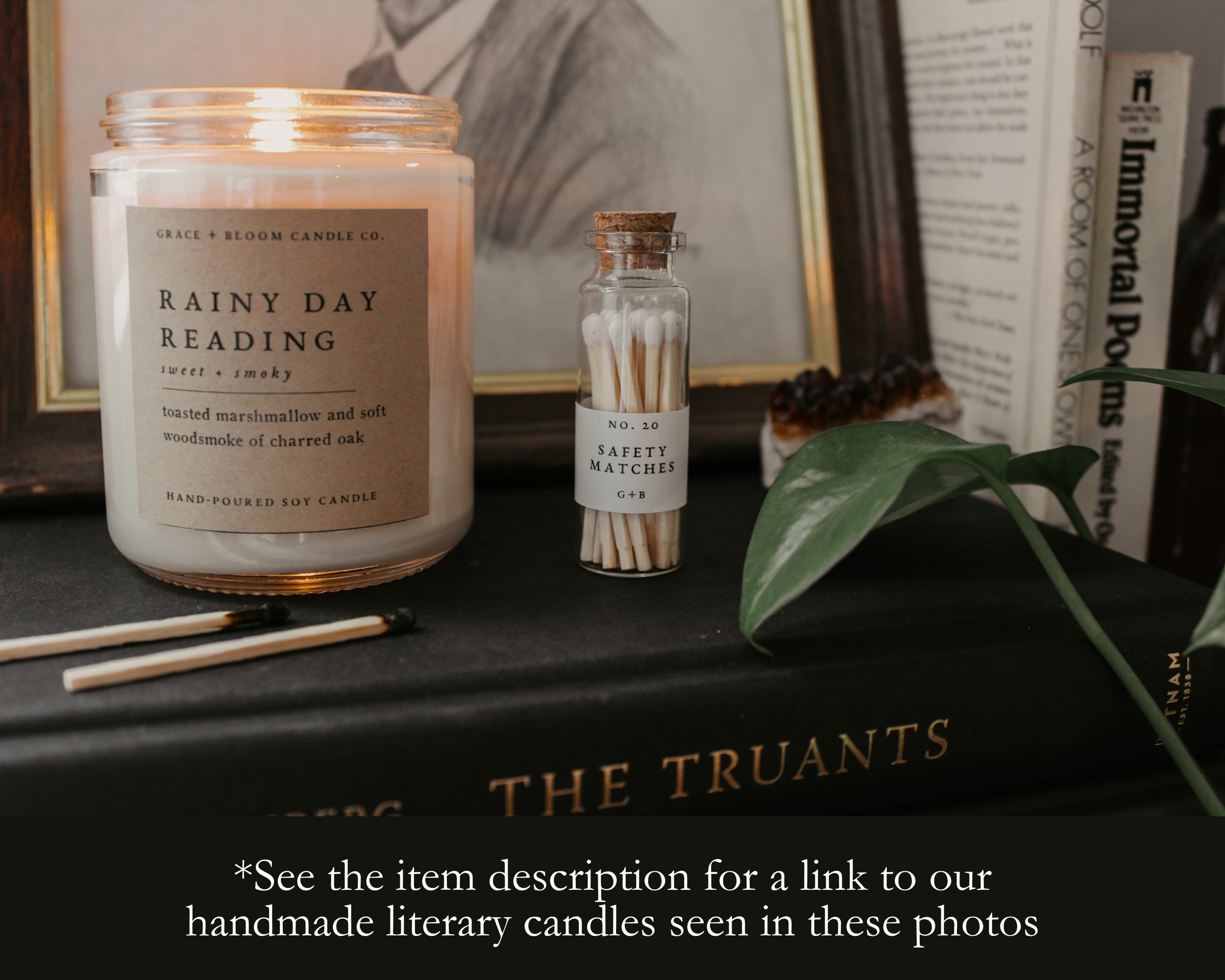 Corduroy Lane Candle Co - Wholesale Matches - Apothecary Matches, Bottle of 20 Safety Matches5