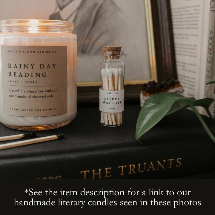 Corduroy Lane Candle Co - Wholesale Matches - Apothecary Matches, Bottle of 20 Safety Matches5