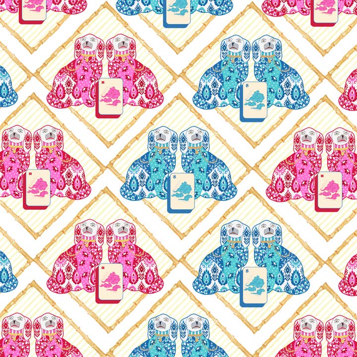 TAYLOR GRAY - Wholesale Decorative Tray - 11x17 MAHJONG MADNESS VOL 2 insert set of 1010