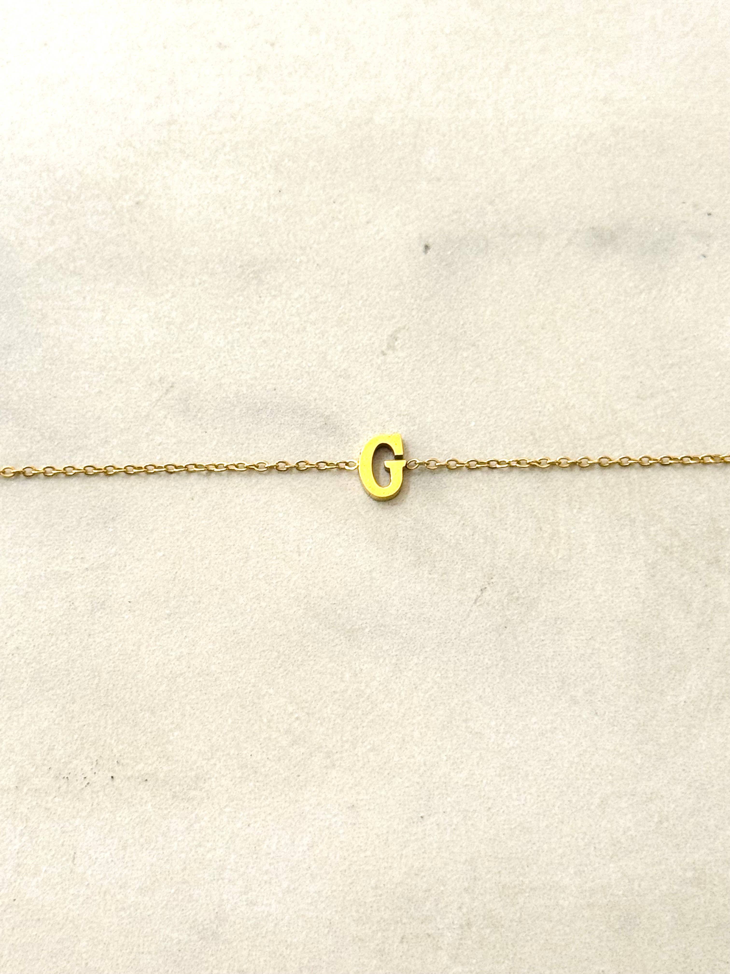 Cassette Barcelona - Wholesale Charm/Dangle Bracelet - Minimal Stainless Steel Initial Bracelet6