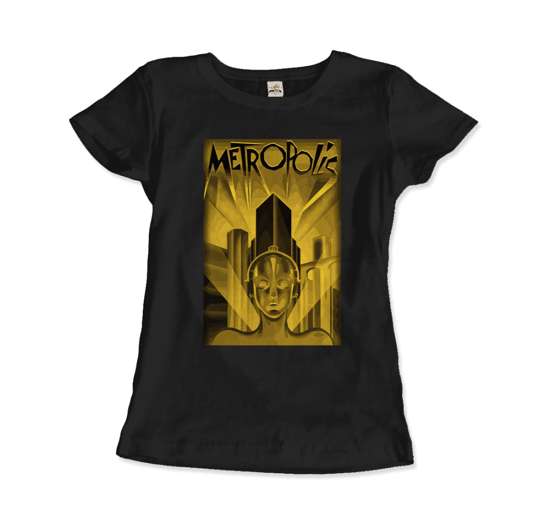 Art-O-Rama Shop – wholesale T-shirt (graphic) – unisex – Metropolis - 1927 Movie Poster Reproduction in Oil Paint T-Shirt2