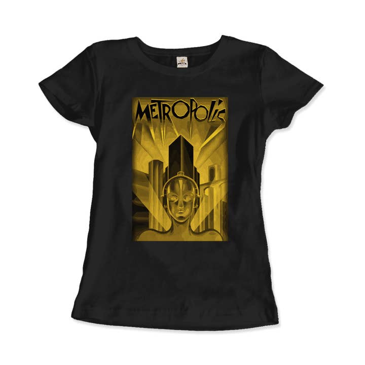 Art-O-Rama Shop – wholesale T-shirt (graphic) – unisex – Metropolis - 1927 Movie Poster Reproduction in Oil Paint T-Shirt2