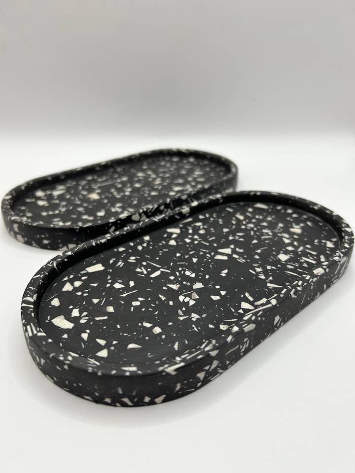 Black and White Trinket Tray, Medium Tray, Gifts under 30, C for wholesale by Coast By Madison