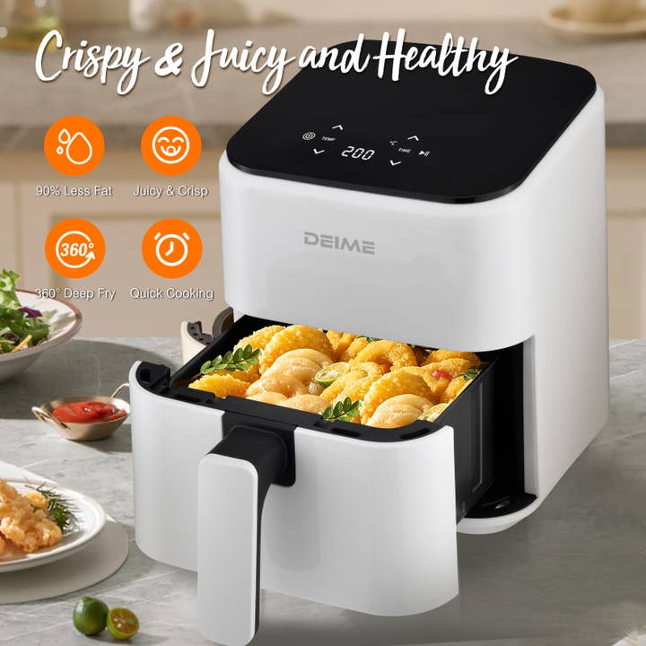 Deime - Wholesale Kitchen Appliance - DEIME oil-free compact air fryer 2.5L 1000W4