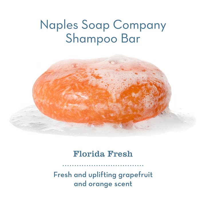 Naples Soap Company | Clean Beauty, Natural Bath & Body - Wholesale Shampoo Puck/Solid Shampoo - Florida Fresh Shampoo Bar – Citrus Infusion
3