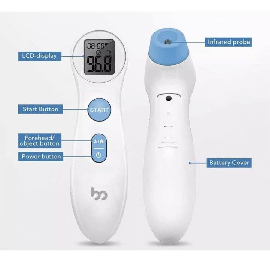Trio Trading - Wholesale Thermometer - Non Contact Forehead Digital Thermometer Easy Use & Carry1
