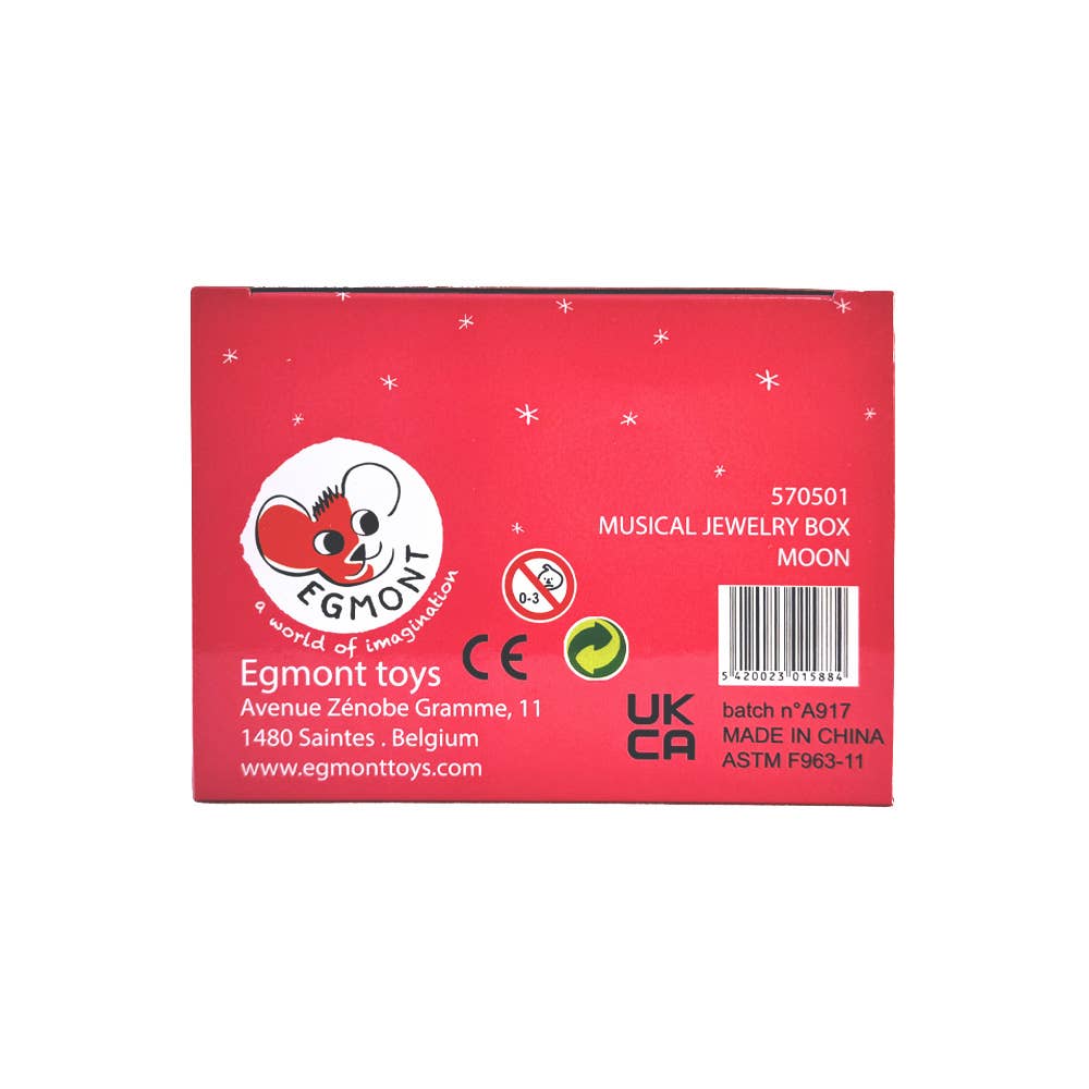 Egmont - Vente Boîte/rangement à bijoux – enfant - Boîte à bijoux musicale - Moon2