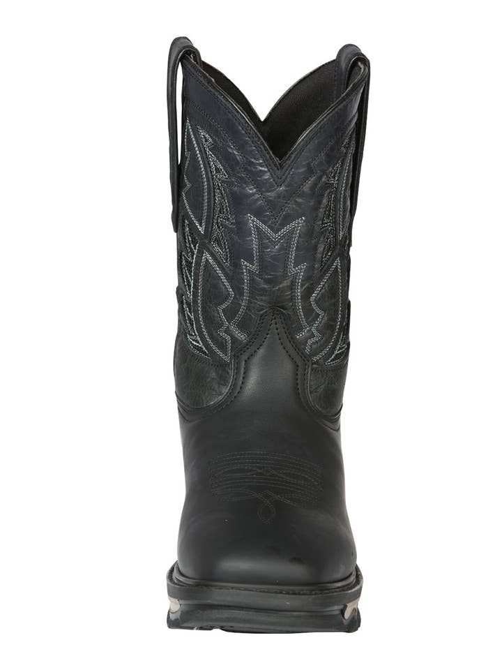El General Western Wear – Großhandel Cowboystiefel – Herren – El General Rodeo Arbeitsstiefel, Crazy Black 446942