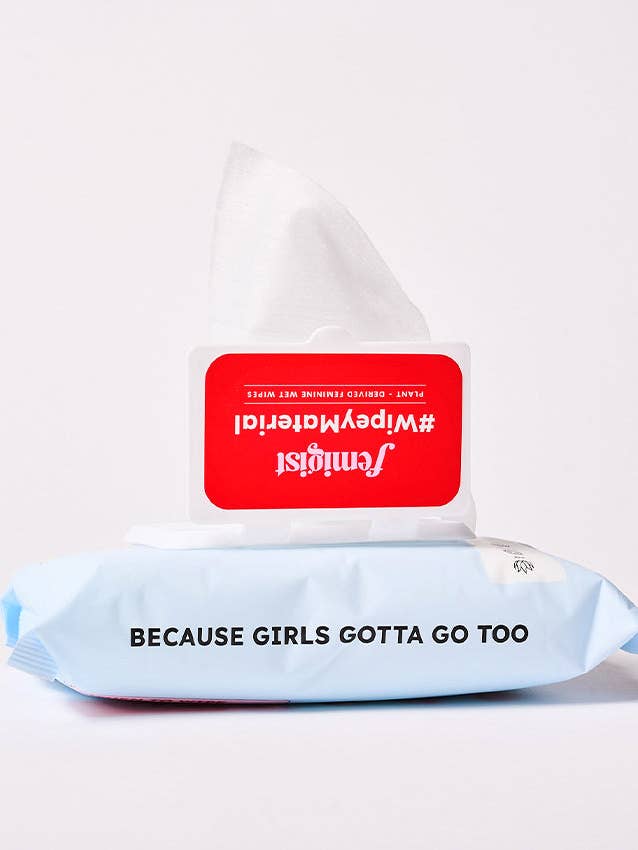 Wipey Material – Natural On-the-Go Wipes for wholesale by Femigist