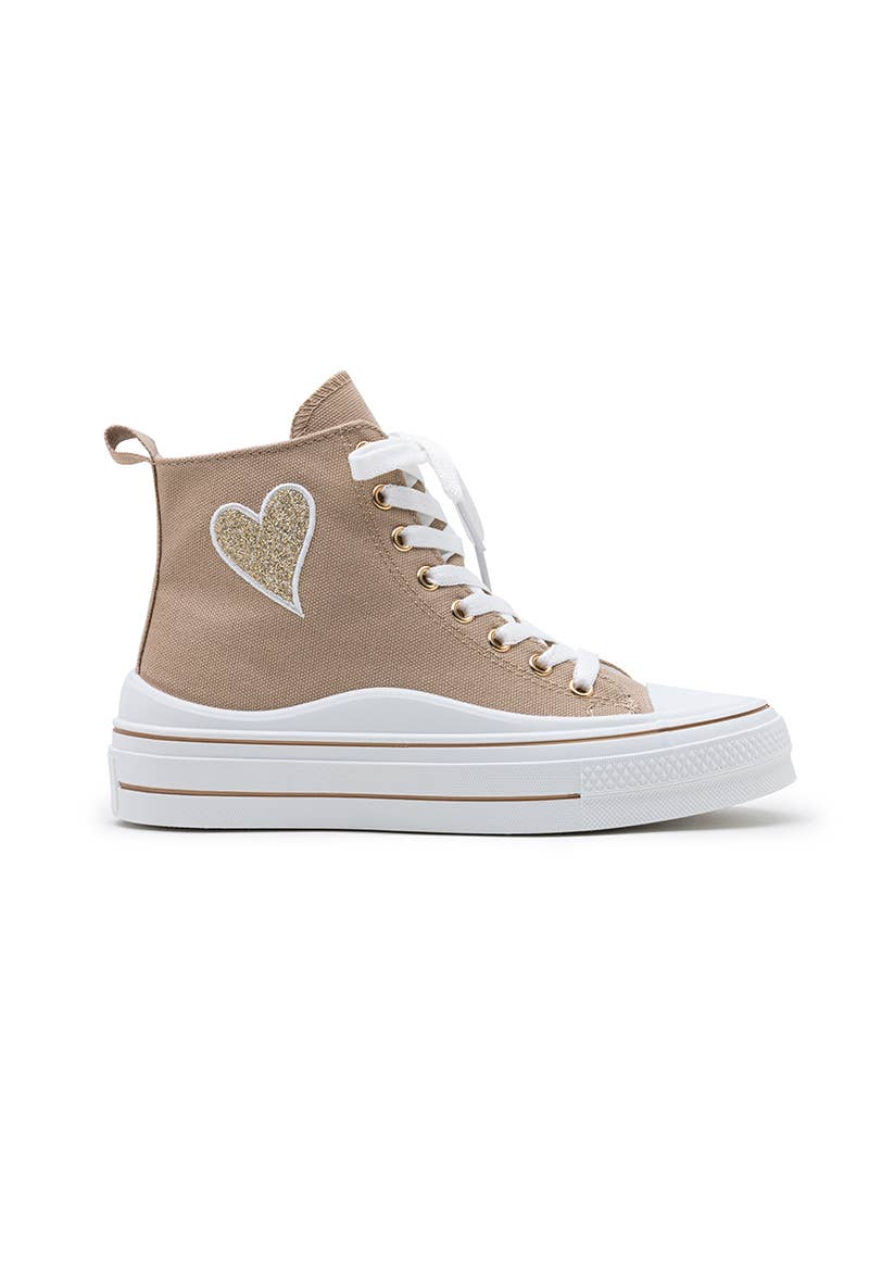 LADY GLORY - Wholesale Lifestyle Sneakers - Women's - High-top sneakers with heart20