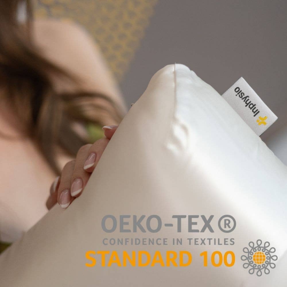 Inphysio - Wholesale Bedding Pillowcase/Sham - Taie d'oreiller Anti-Rides ERGO en soie  | SOIE 22 MM5